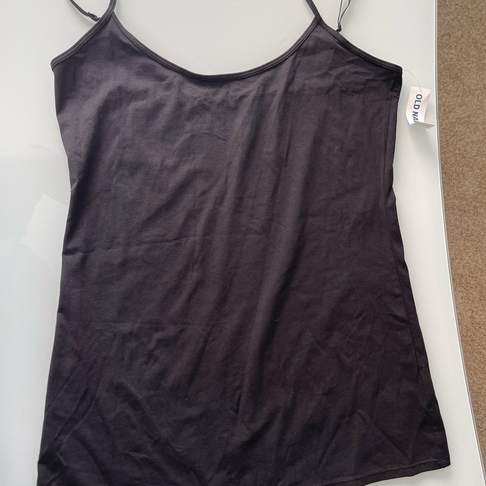 NWT Old Navy Black Basic Cami Large Tall